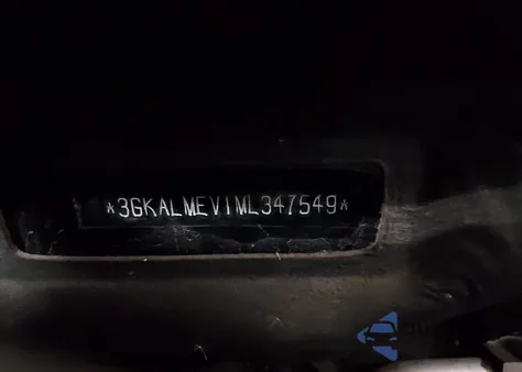 2021 GMC Terrain Fwd Sle z USA, uszkodzony, nr VIN 3GKALMEV1ML347549